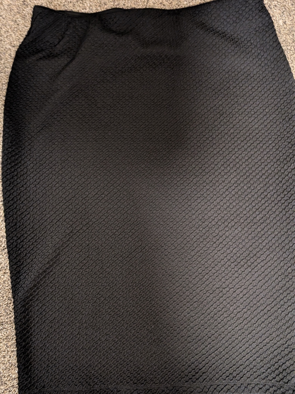 Women's Apt. 9 Black Textured Pencil Skirt Size XL EUC